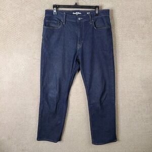 Goodfellow & Co Jeans Mens 32x30 Blue Relaxed Fit Straight Dark Wash Denim